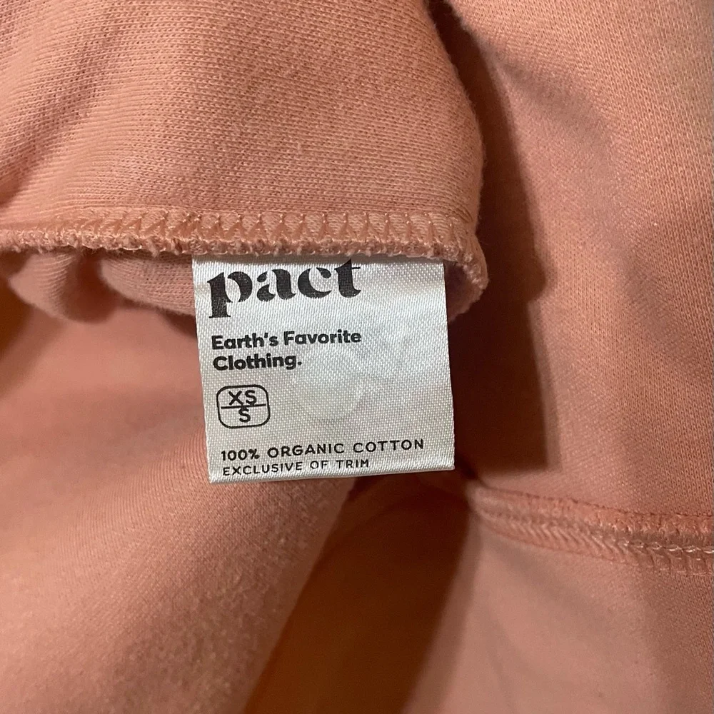 Pact Organic Cotton Airplane Cardigan Open Front XS/S Chore Pockets Staple - Picture 3 of 6